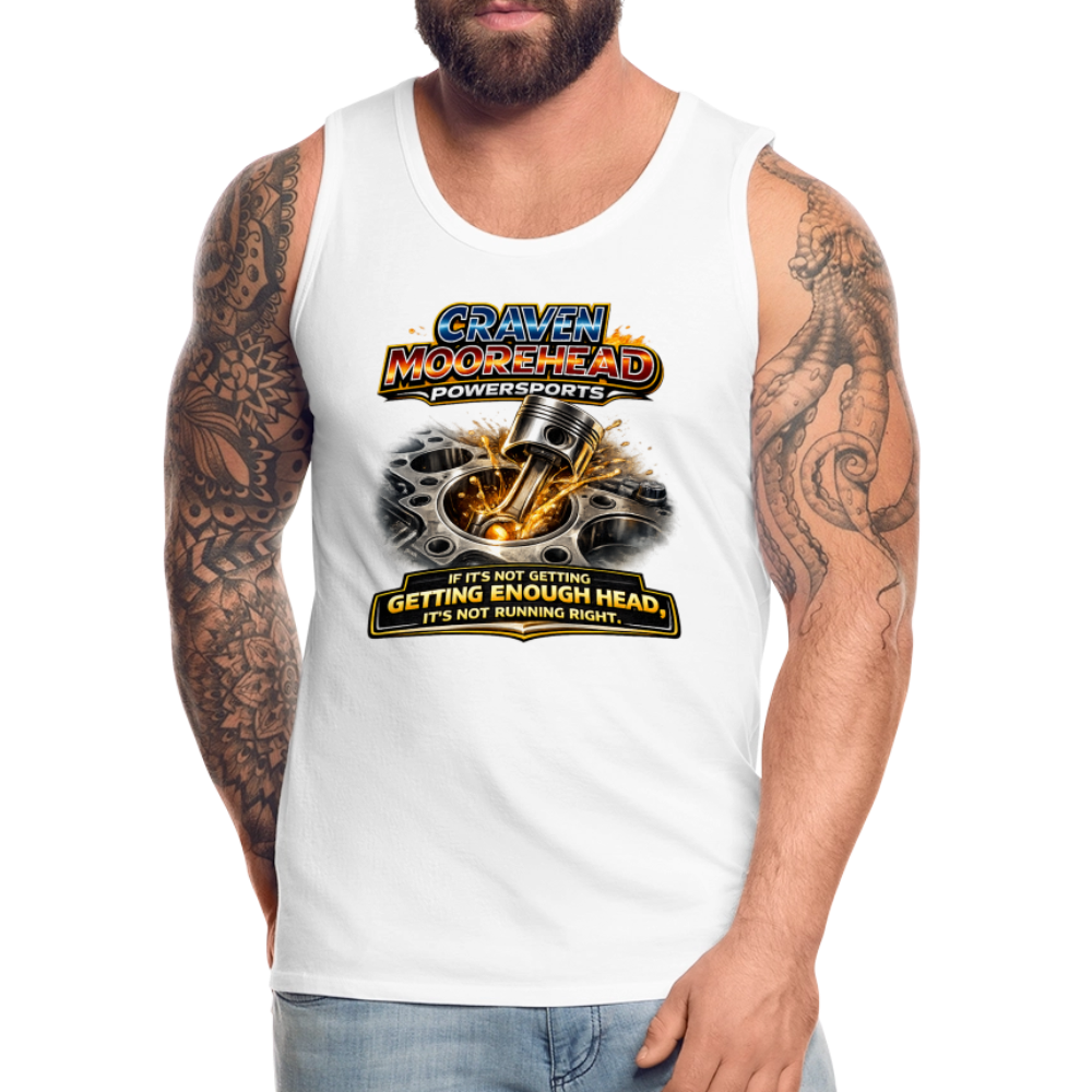 Craven Moorehead PowerSports Tank Top Color: White
