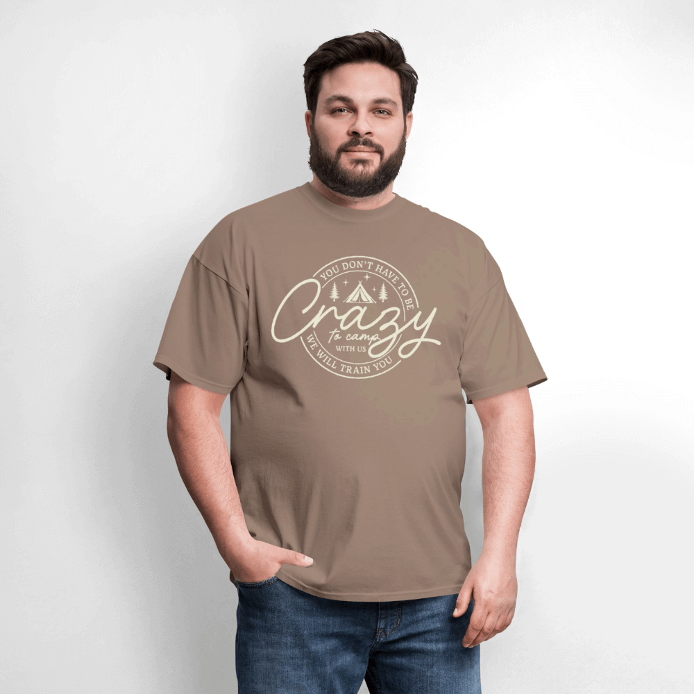 Crazy Camping T-Shirt Color: safari