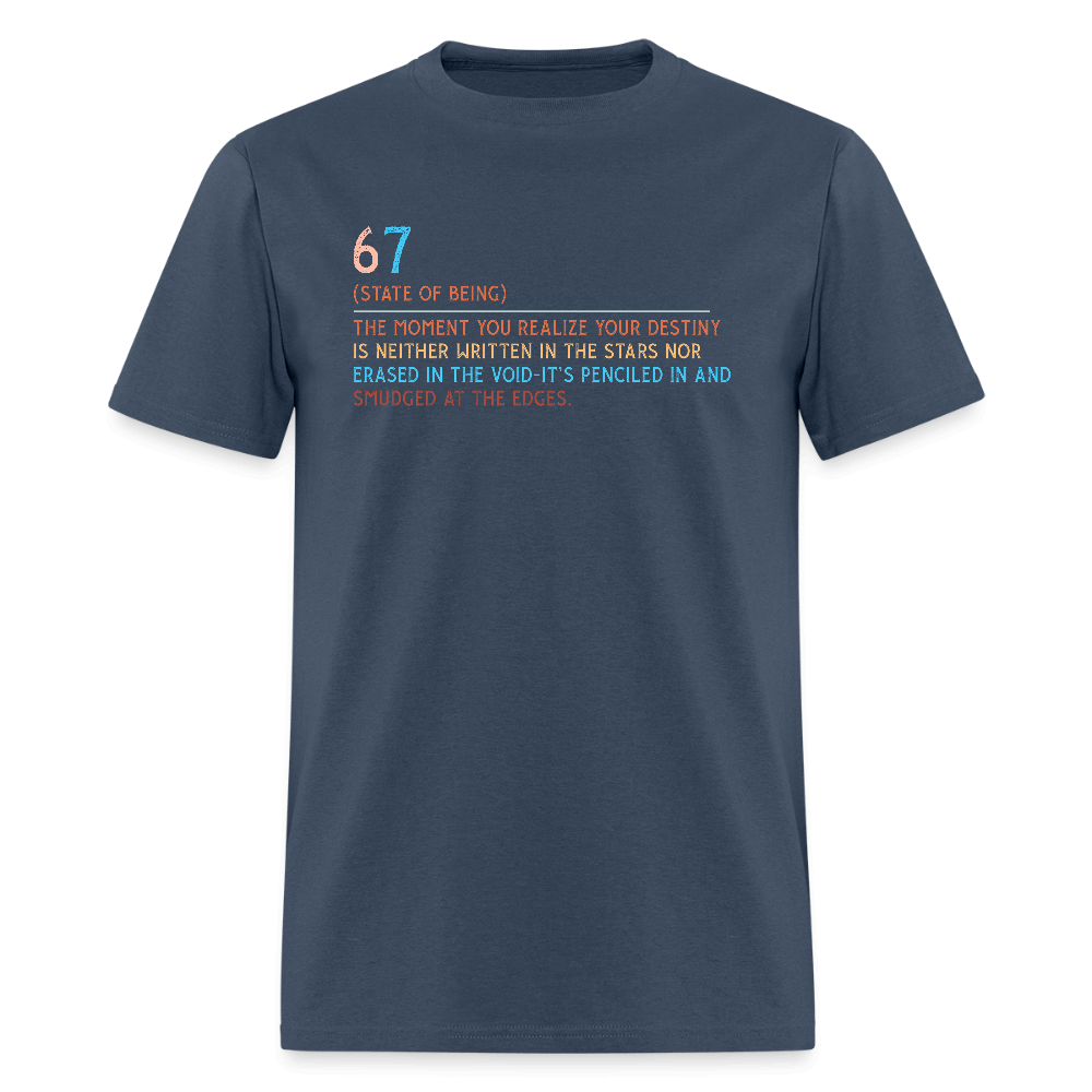 Six Seven Definition 67 T-Shirt Color: blue dusk