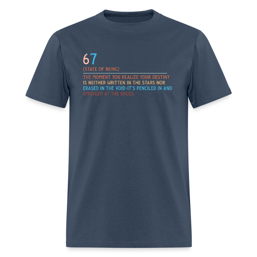 Six Seven Definition 67 T-Shirt - blue dusk