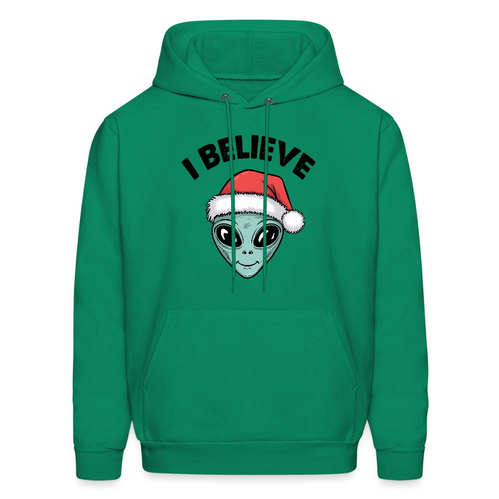 I Believe in Santa Hoodie - kelly green