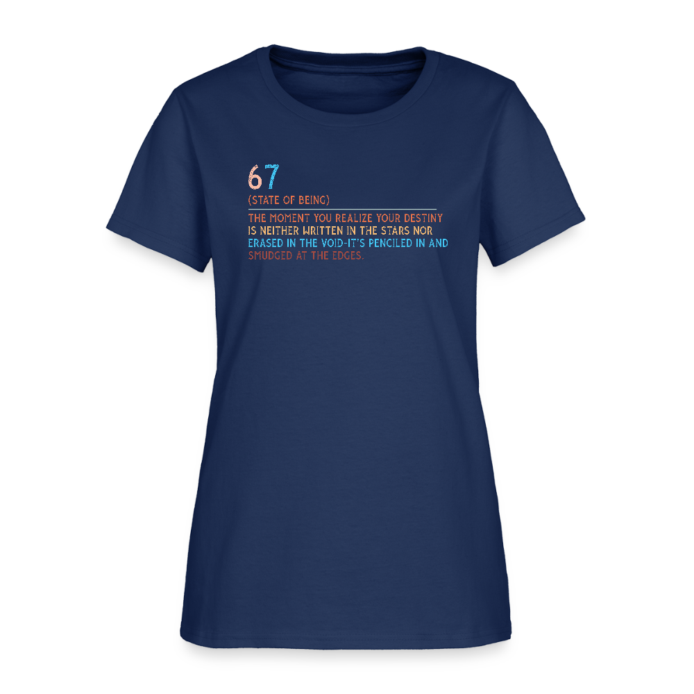 Six Seven Definition 67 Women's T-Shirt - blue dusk