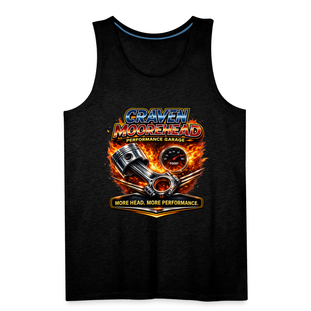 Craven Moorehead Performance Tank Top Color: Deep Navy