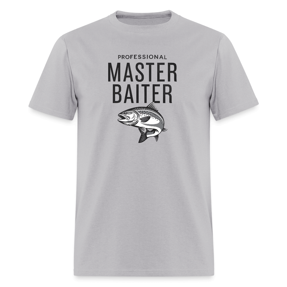Professional Master Baiter Funny Fishing T-Shirt - gravel