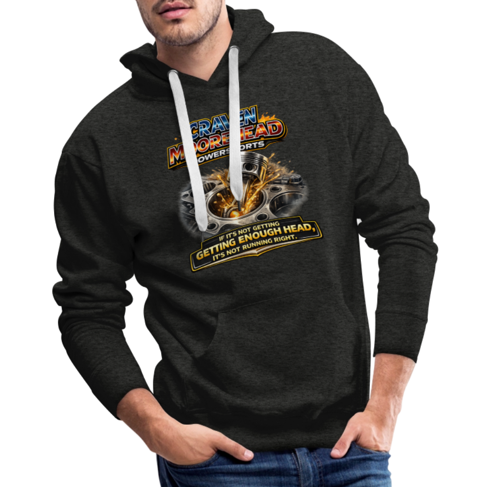 Craven Moorehead Powersports Funny Adult Humor Premium Hoodie Color: Black