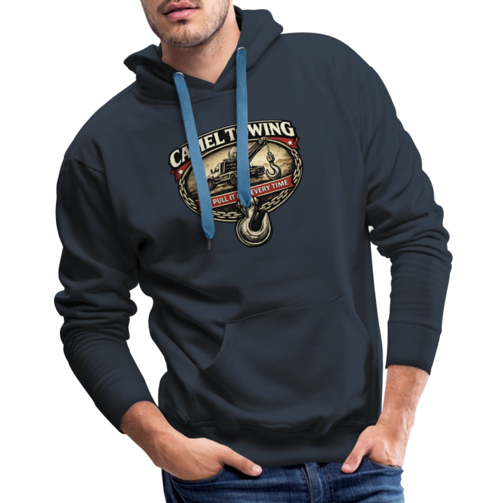 Camel Towing Funny Adult Humor Hoodie Color: Black
