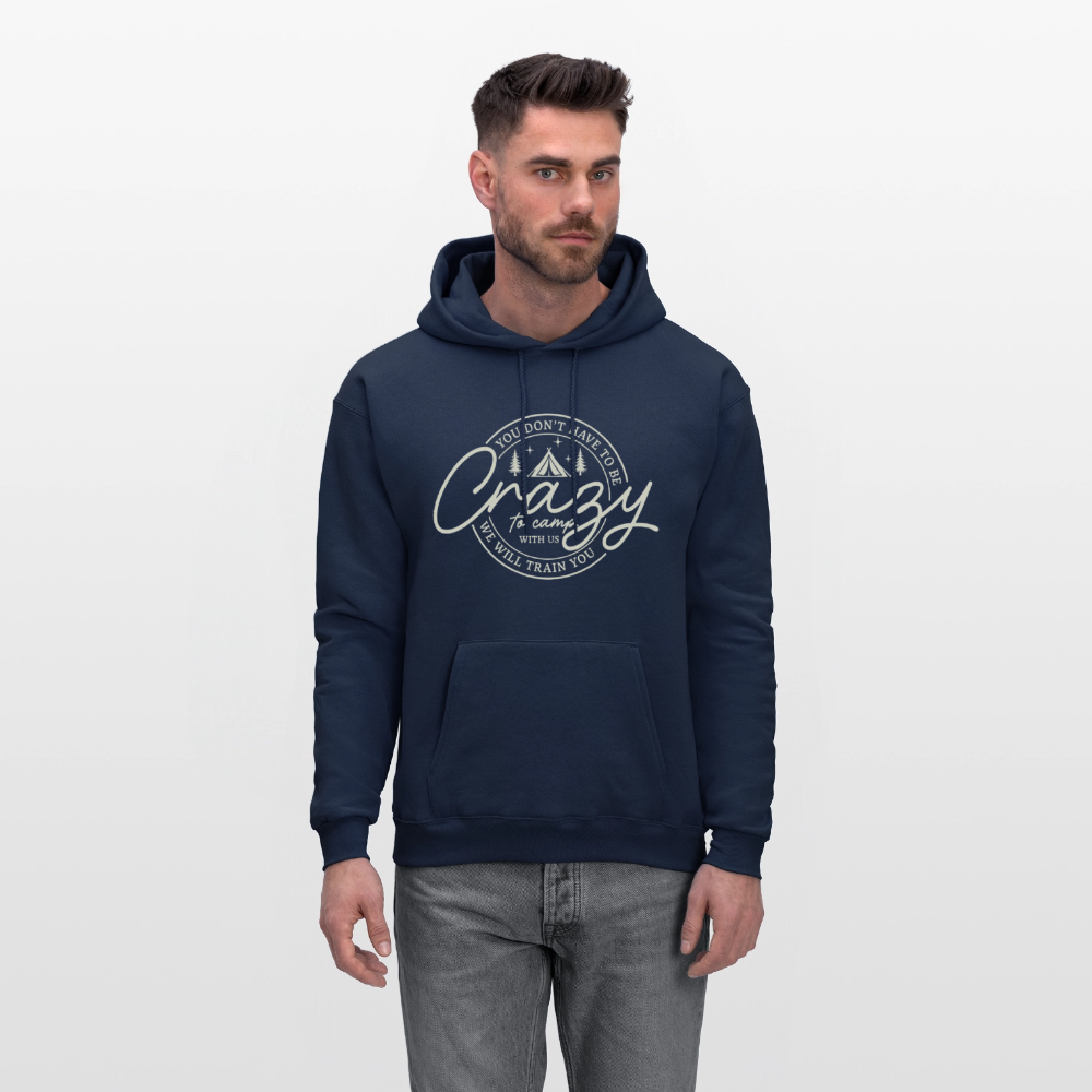 Crazy Camping Hoodie - navy