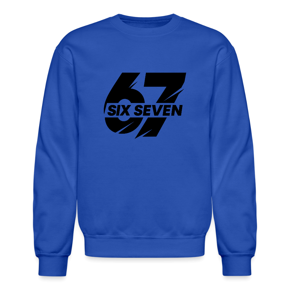 Six Seven 67 Sweatshirt Color: royal blue