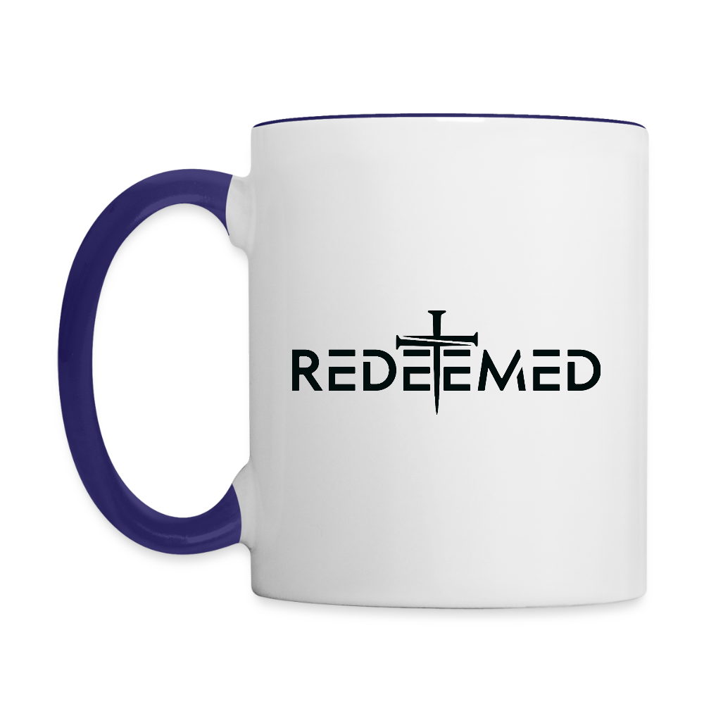 Redeemed Coffee Mug – Faith-Based Christian Design Color: white/black