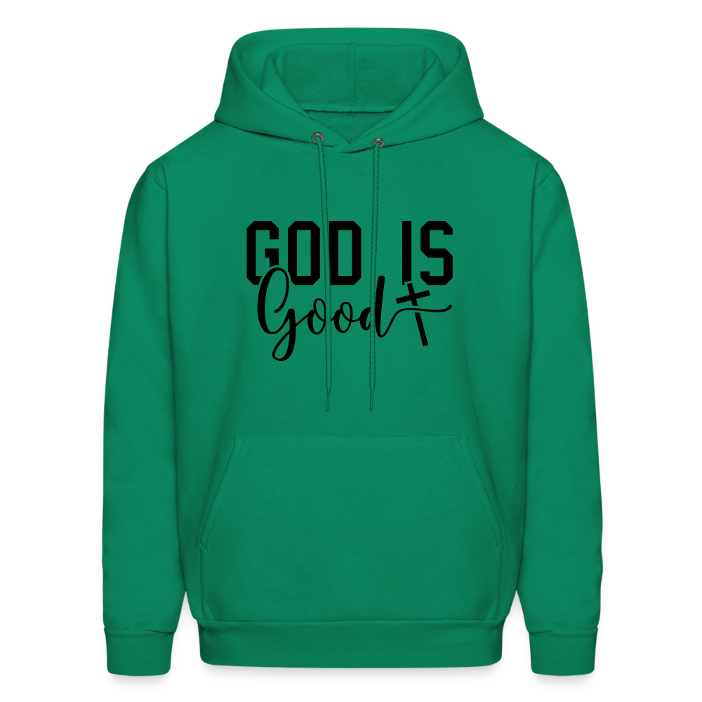 God is Good Hoodie Color: kelly green