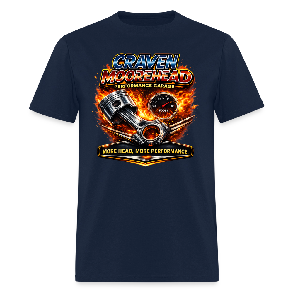 Craven Moorehead Performance Garage T-Shirt Color: navy