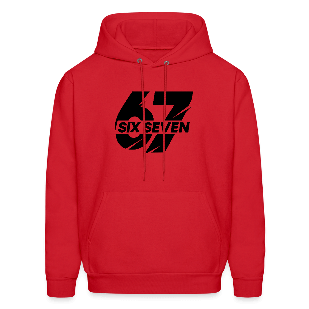Six Seven 67 Hoodie Color: red