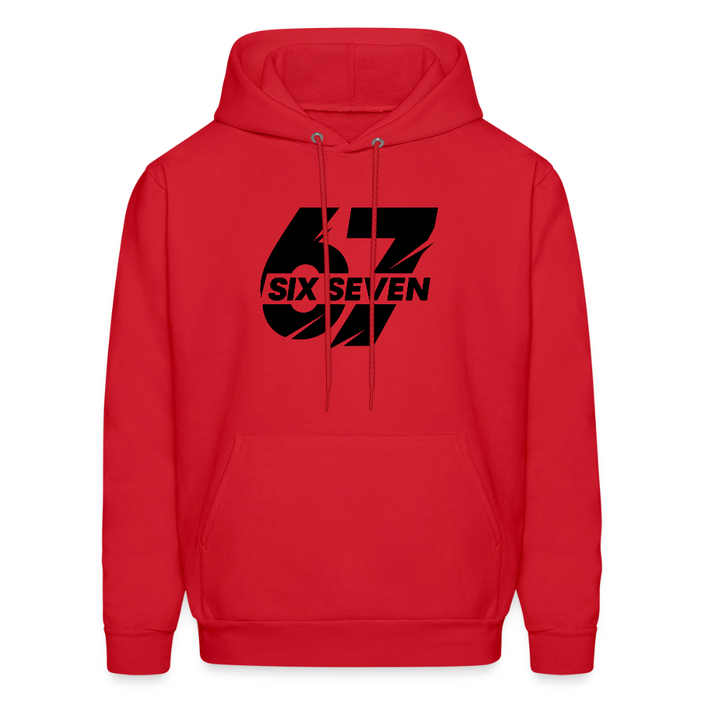 Six Seven 67 Hoodie - red
