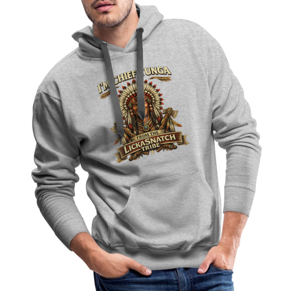 I’m Chief Tunga From the Lickasnatch Tribe Hoodie Color: White