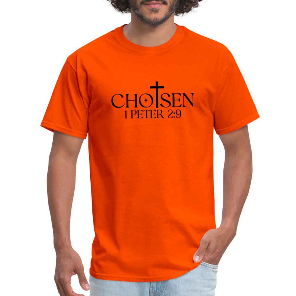 Chosen 1 Peter 2:9 T-Shirt - orange
