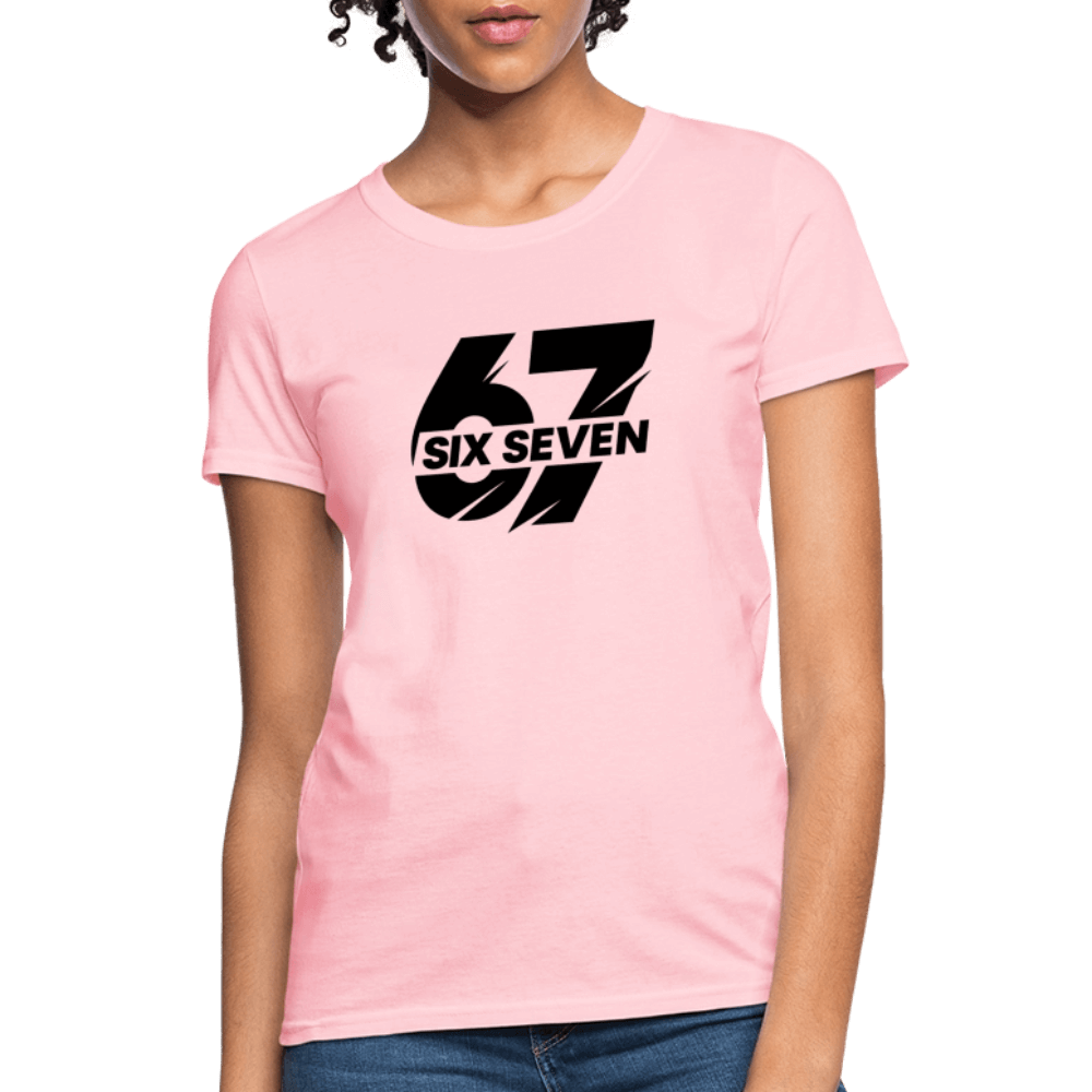 Six Seven 67 Women's T-Shirt Color: pink