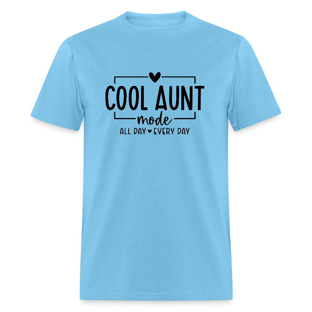 Cool Aunt Mode T-Shirt - aquatic blue
