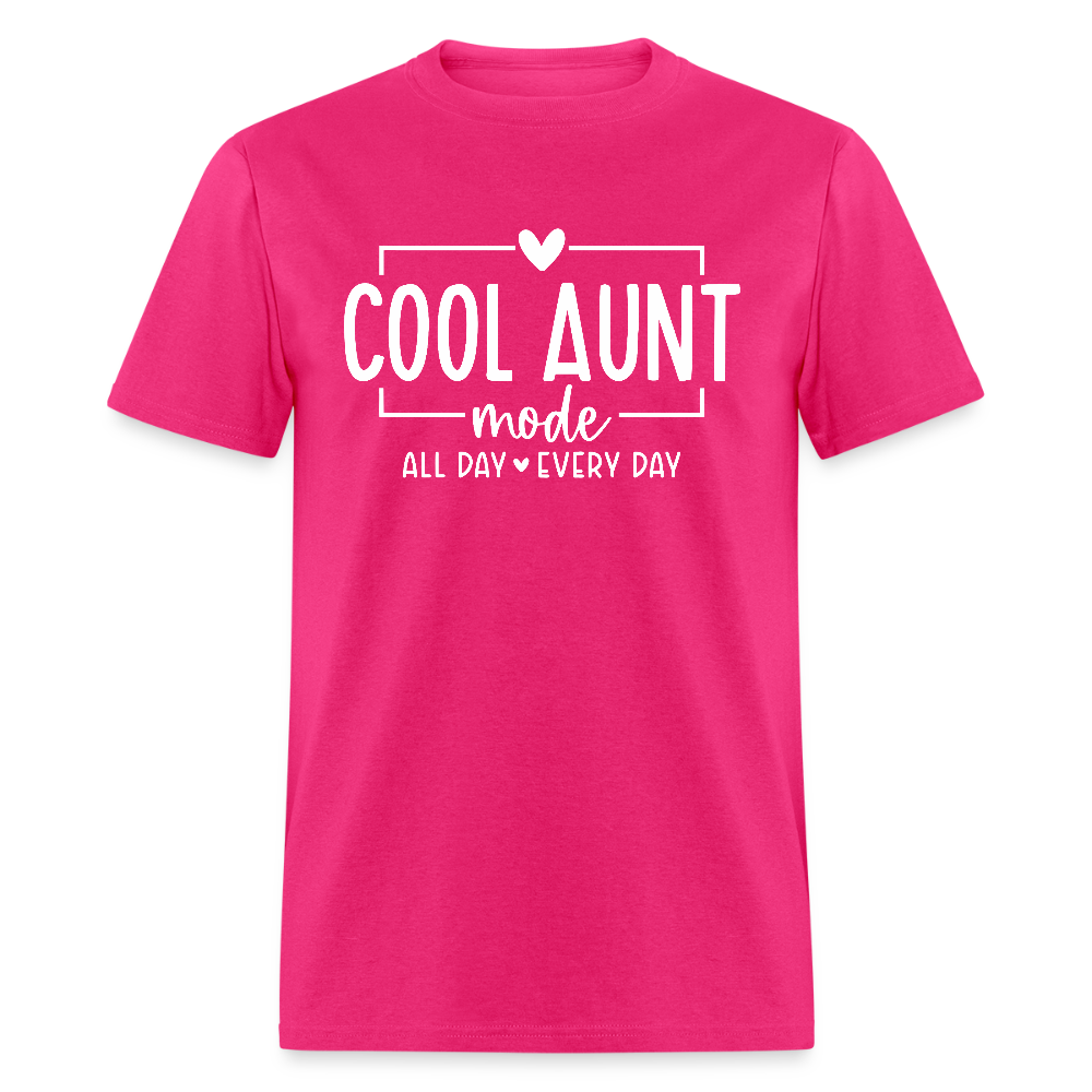 Cool Aunt Mode T-Shirt - fuchsia