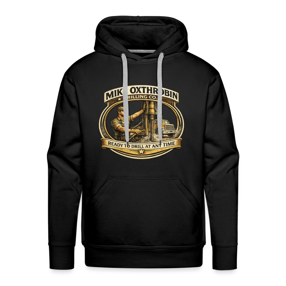 Mike Oxthrobin Drilling Co Hoodie Funny Adult Humor Gear Color: black