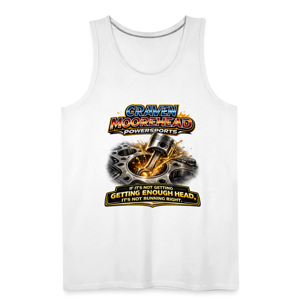 Craven Moorehead PowerSports Tank Top Color: White