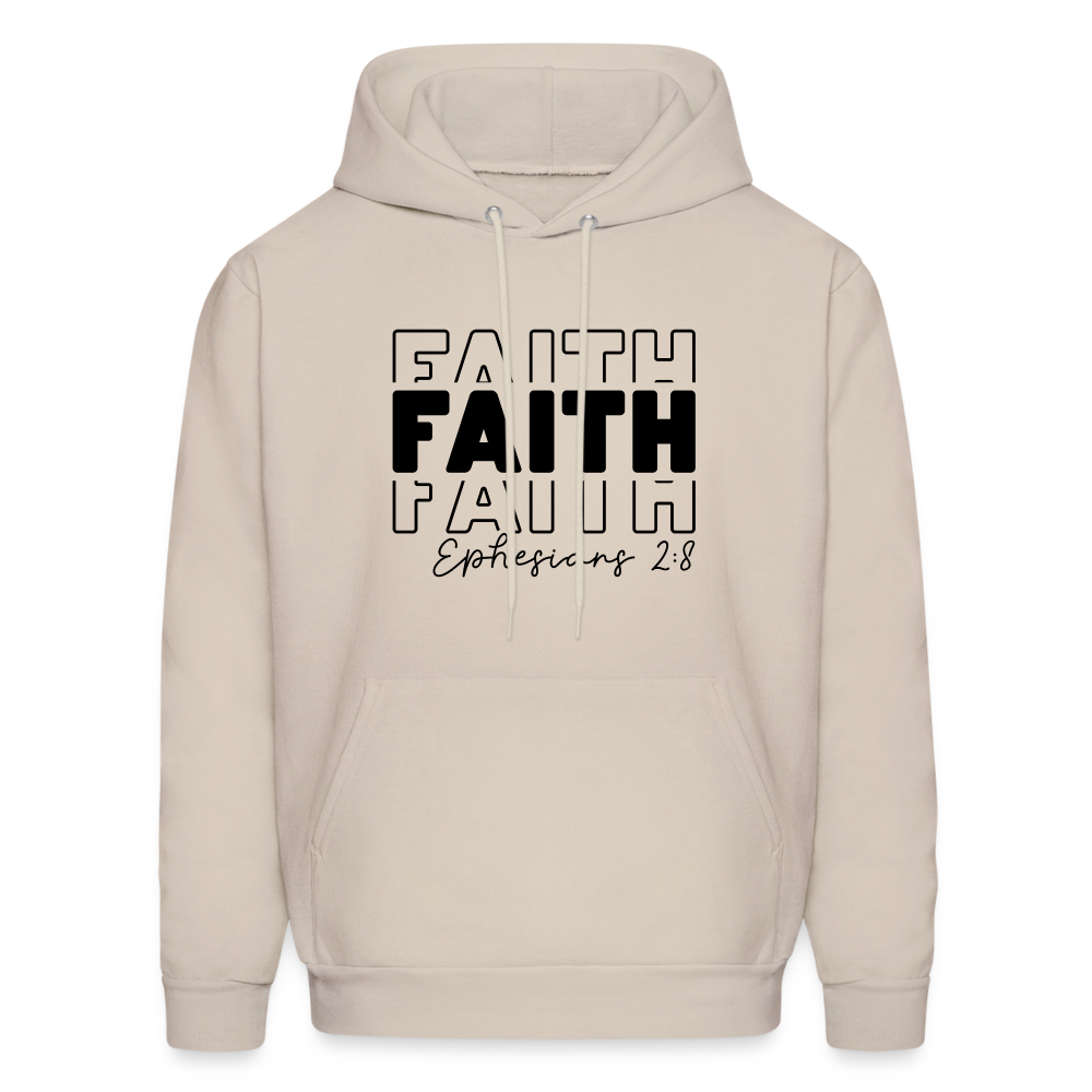 Faith Ephesians 2:8 Hoodie - Sand