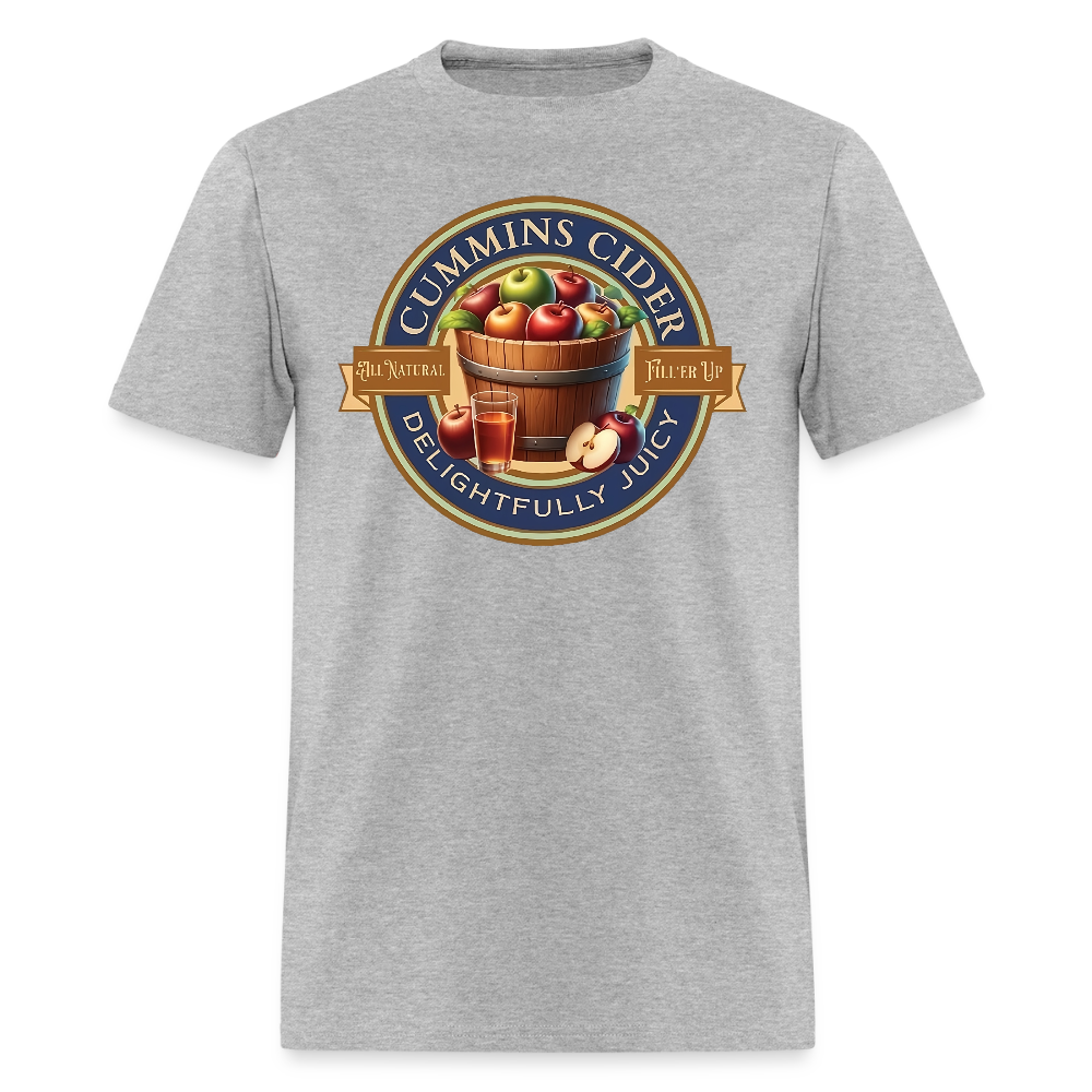 Cummins Cider (Funny Adult Humor) T-Shirt - heather gray