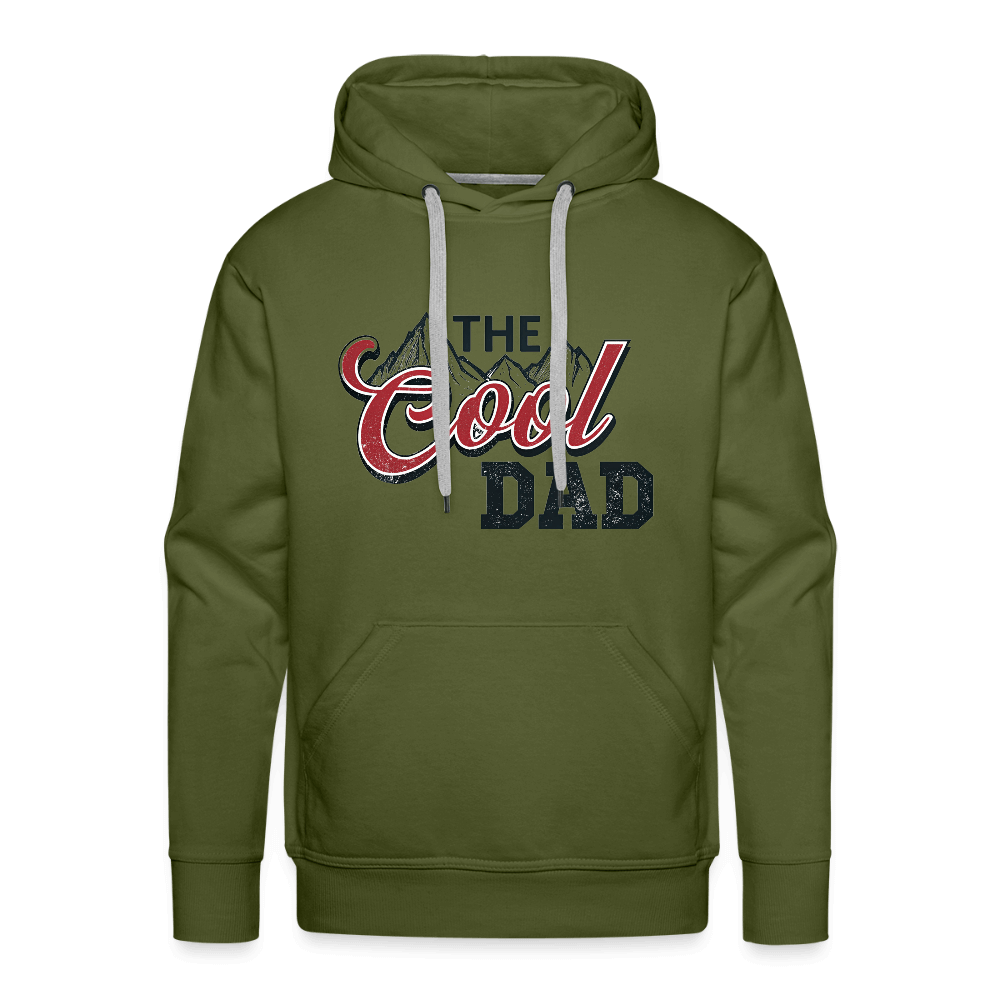 The Cool Dad Men’s Premium Hoodie - olive green