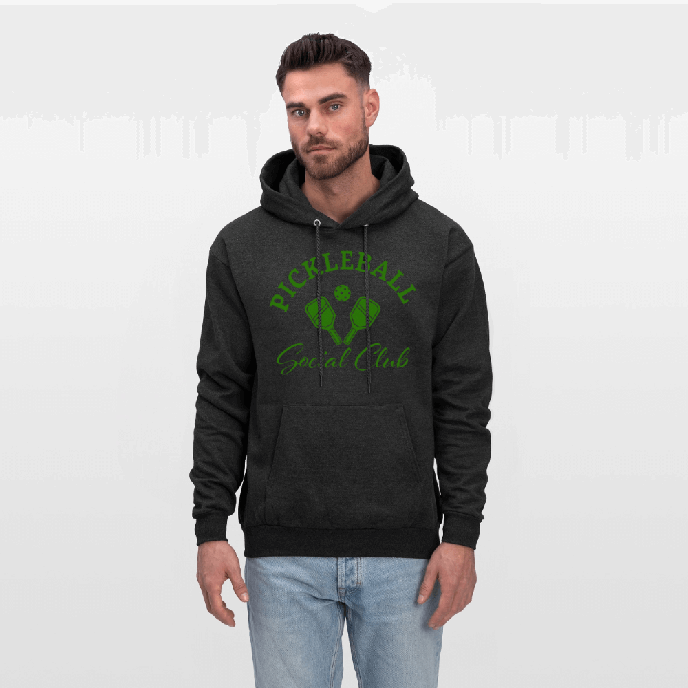 Pickleball Social Club Hoodie - charcoal grey
