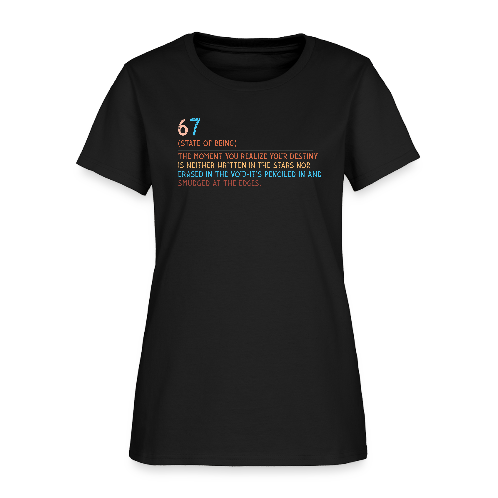 Six Seven Definition 67 Women's T-Shirt - black