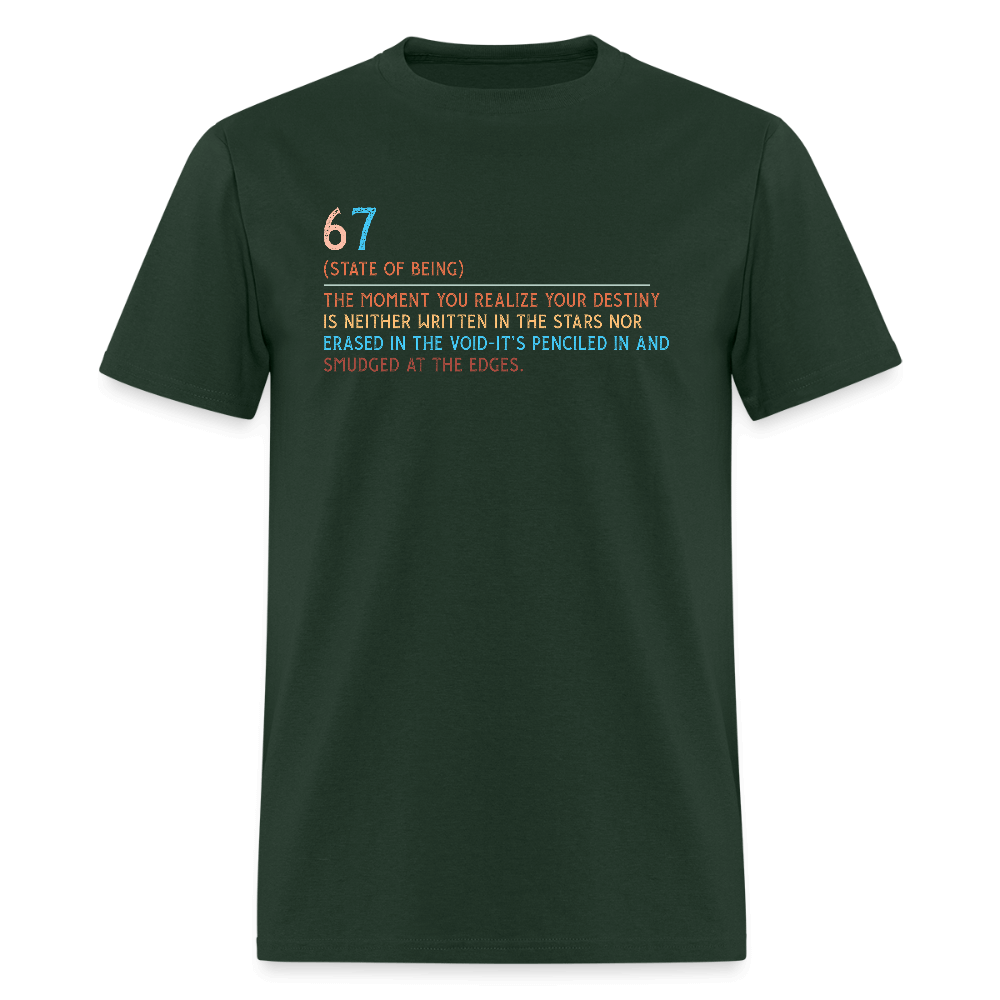 Six Seven Definition 67 T-Shirt Color: forest green