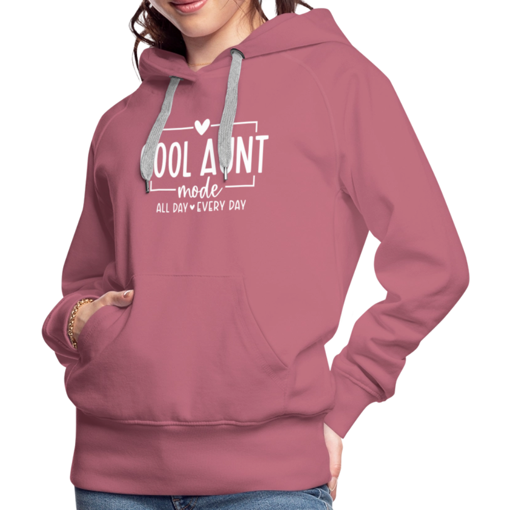 Cool Aunt Mode Women’s Premium Hoodie - mauve