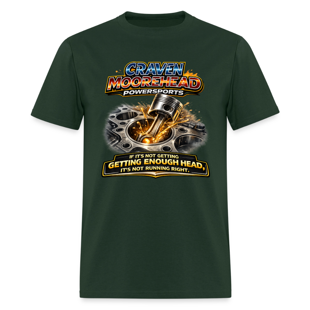 Craven Moorehead PowerSports T-Shirt Color: Forest Green