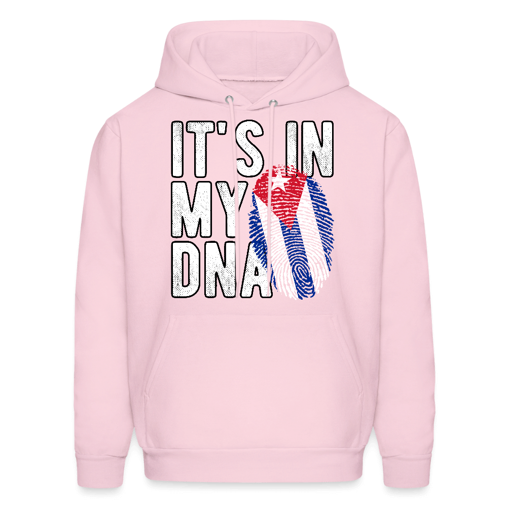 Cuban DNA Hoodie – Fingerprint Flag Design Color: pale pink
