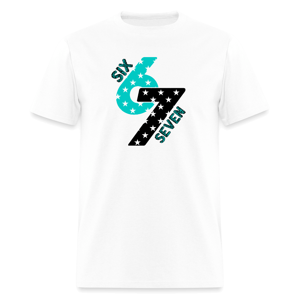 Six Seven 67 (Star) T-Shirt Color: white