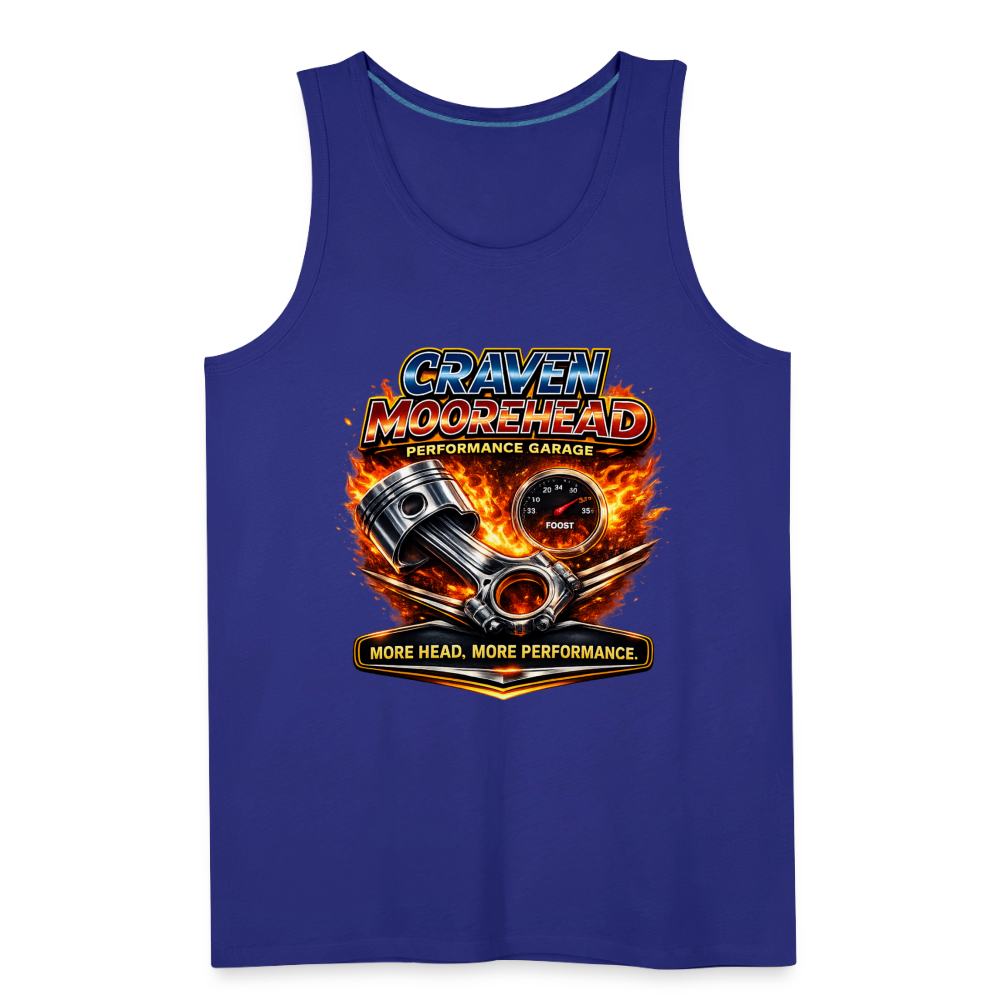 Craven Moorehead Performance Tank Top Color: Deep Navy