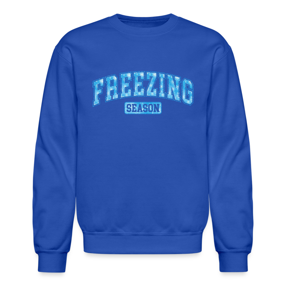 Freezing Season Unisex Crewneck Sweatshirt - royal blue