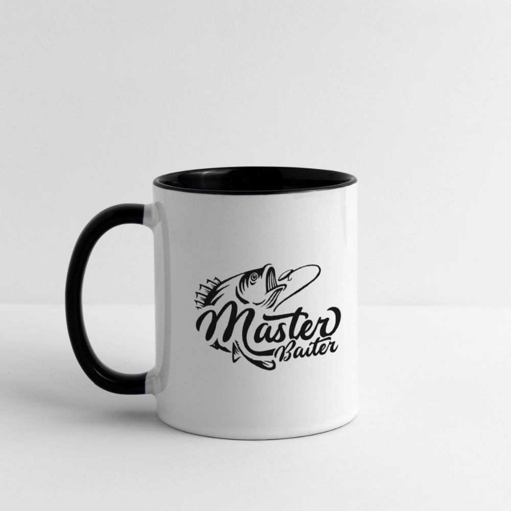 Master Baiter Funny Fishing Coffee Mug Color: white/black