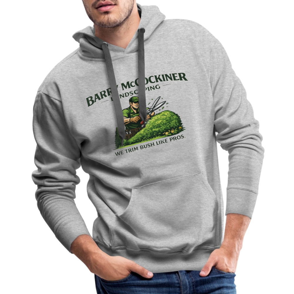Barry McCockiner Landscaping Funny Hoodie Color: Heather Grey