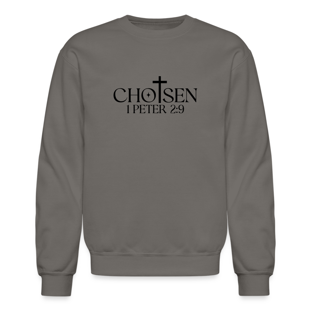 Chosen 1 Peter 2:9 Sweatshirt - asphalt gray
