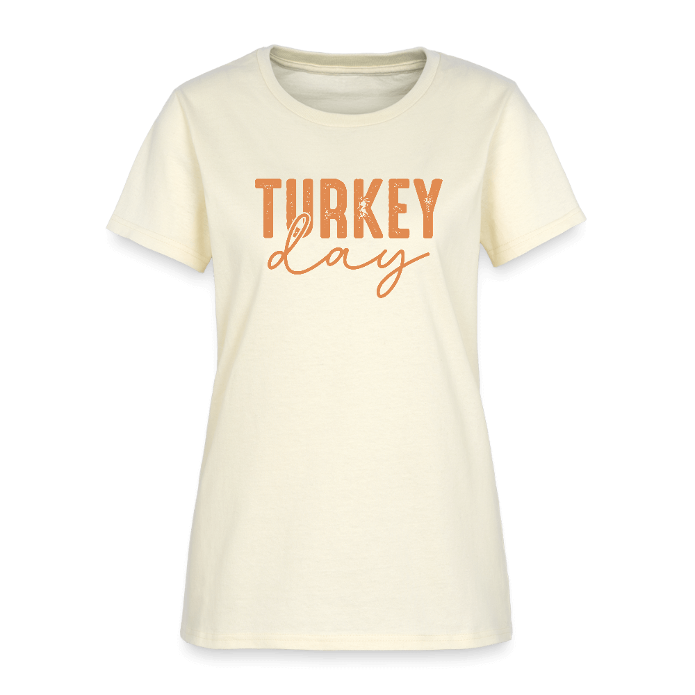 Turkey Day (Thanksgiving) Women's T-Shirt Color: off white