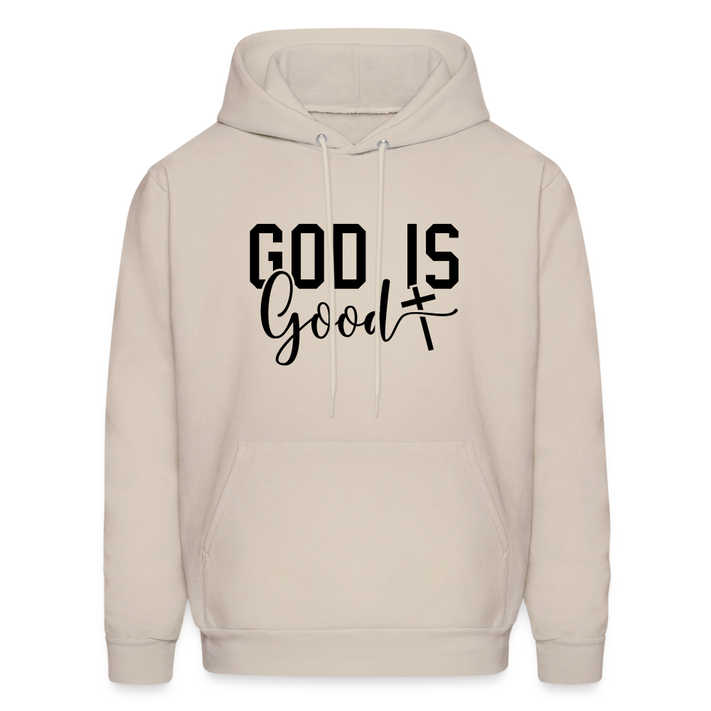 God is Good Hoodie Color: Sand