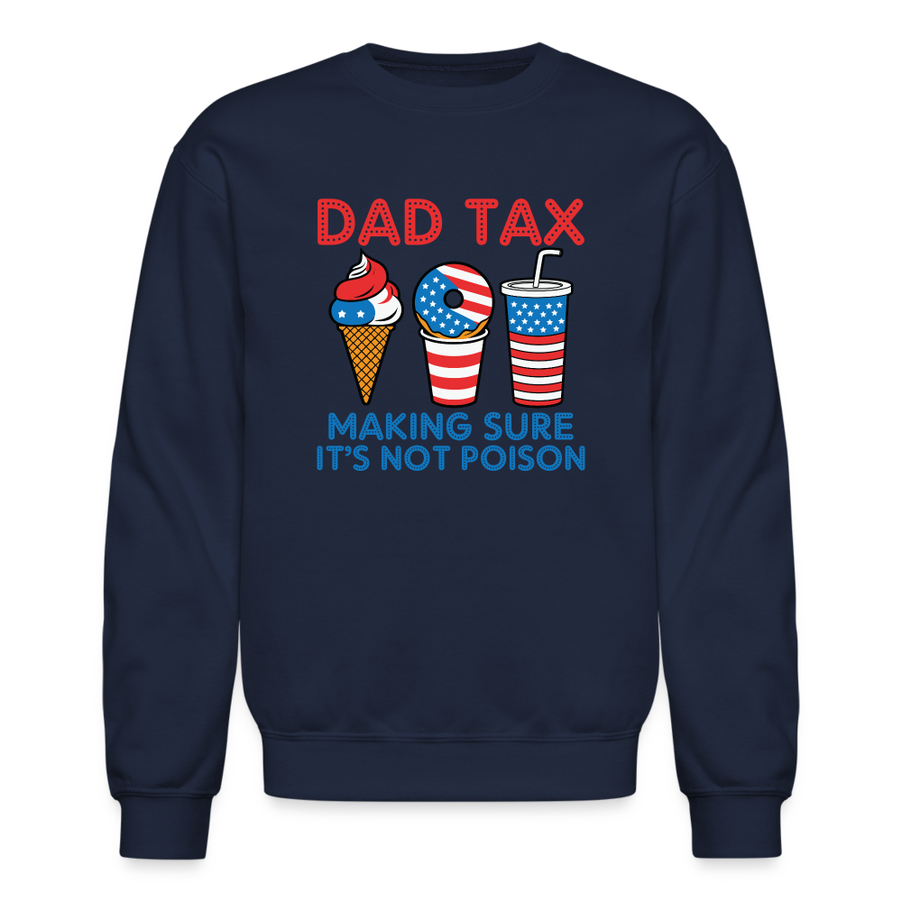 Dad Tax Sweatshirt (Red White Blue) - navy