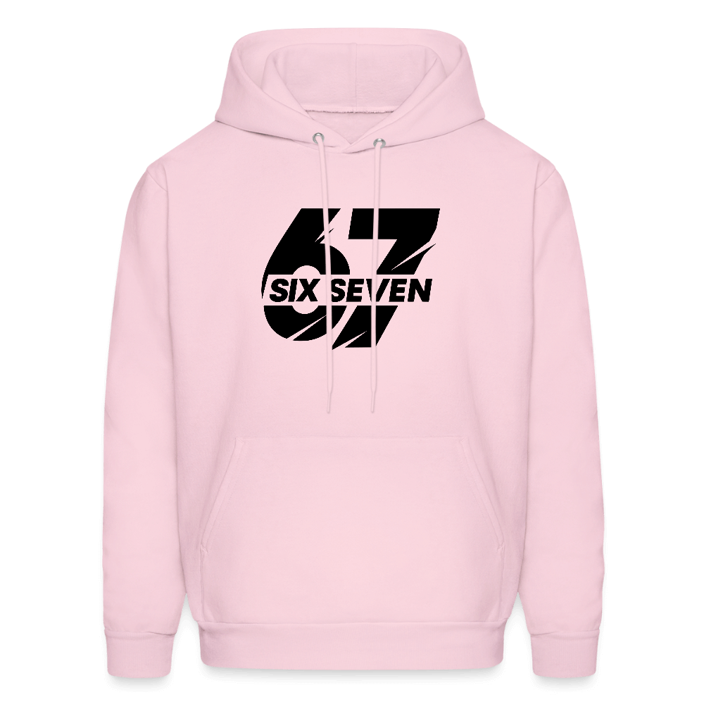 Six Seven 67 Hoodie Color: pale pink