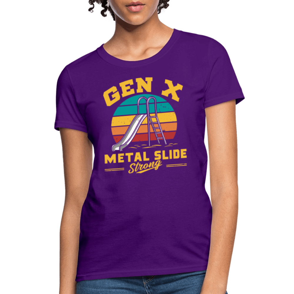 Gen-X Metal Slide Strong Women’s Tee Color: black