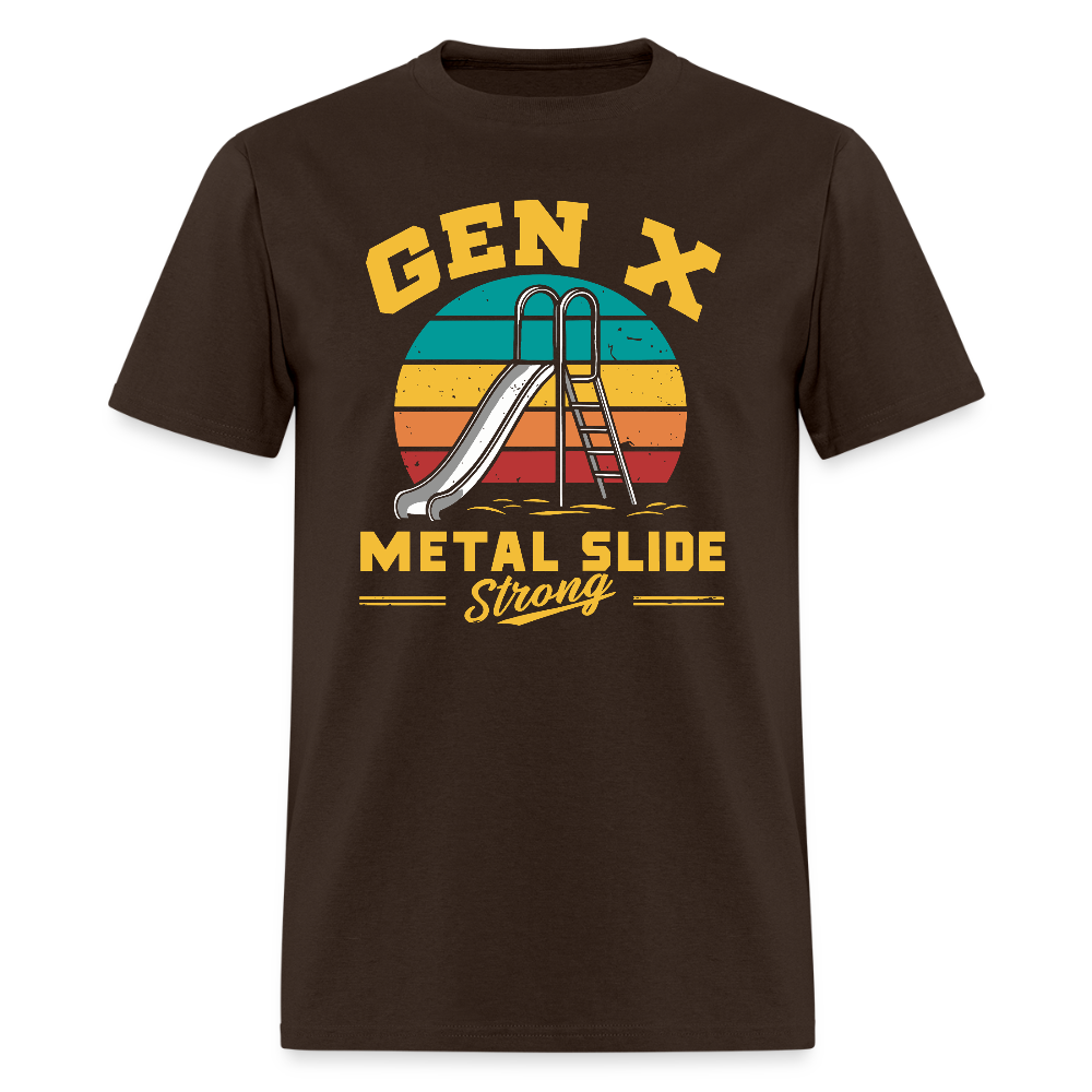 Gen-X Metal Slide Strong T-Shirt - brown