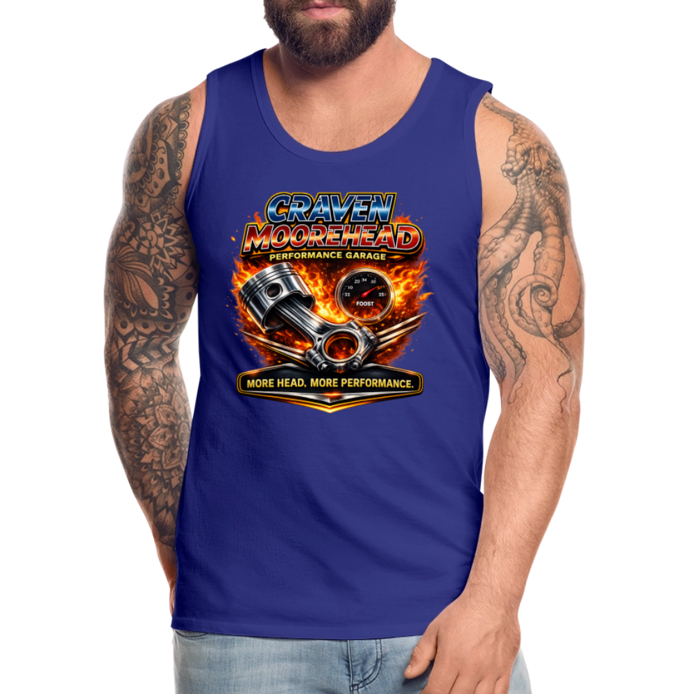Craven Moorehead Performance Tank Top Color: Deep Navy