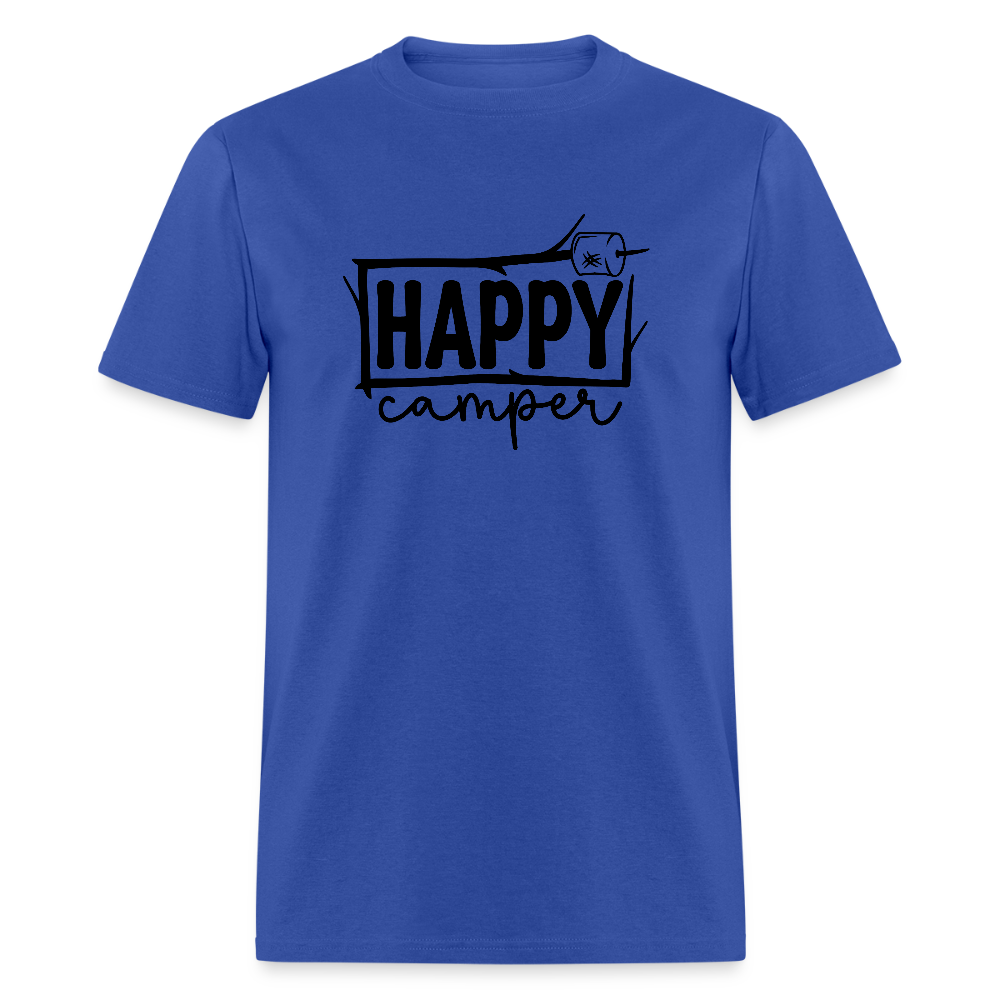 Happy Campers (Outdoors) T-Shirt - royal blue