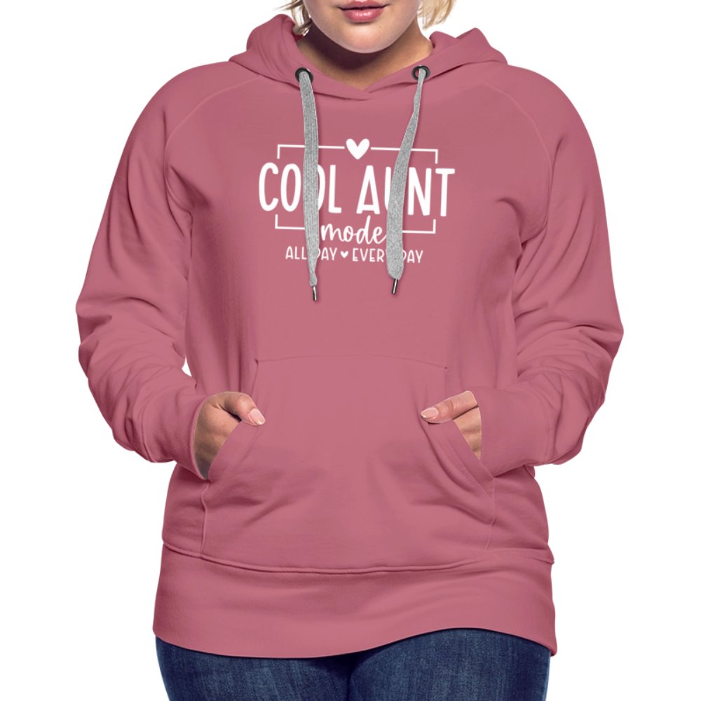 Cool Aunt Mode Women’s Premium Hoodie - mauve