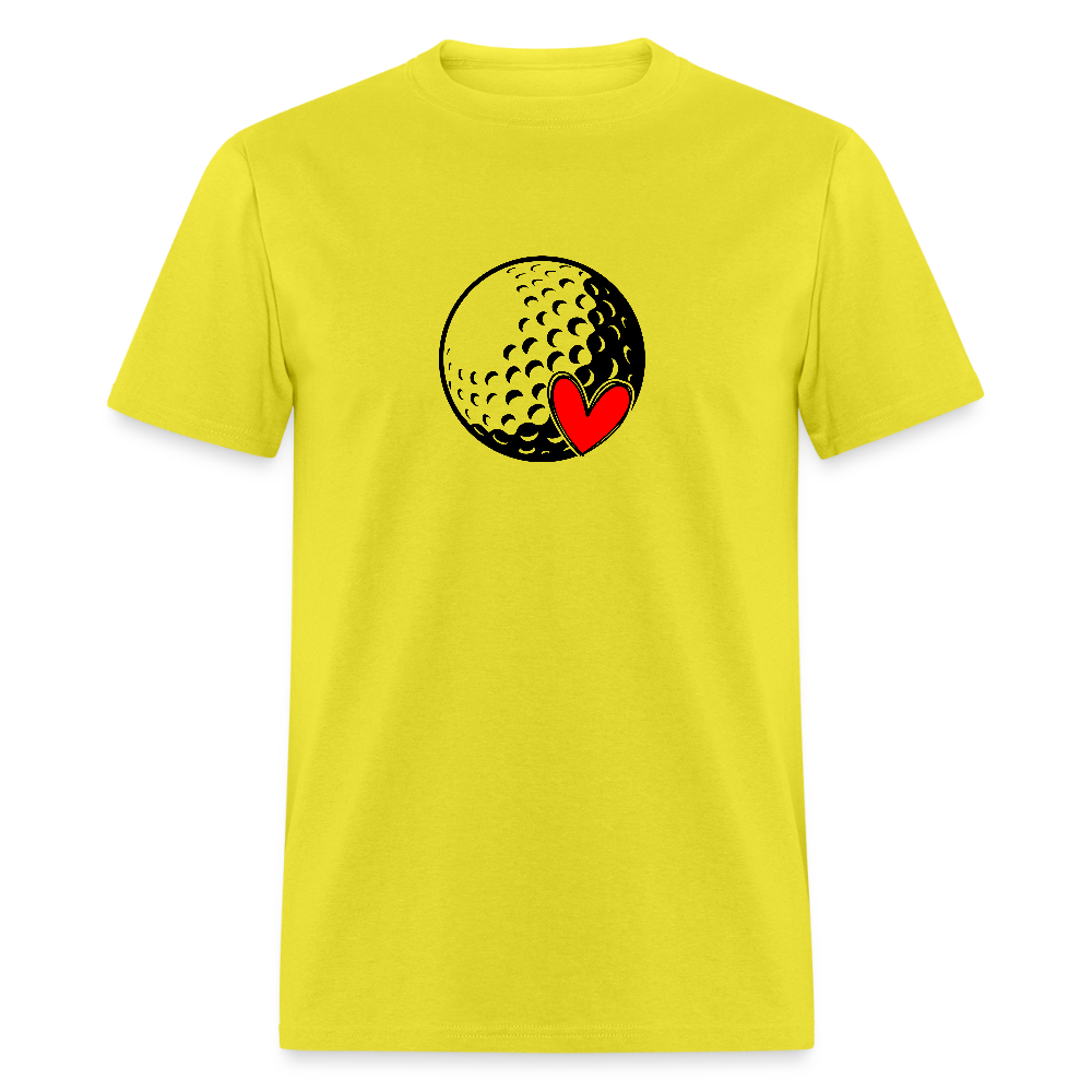 Love Golf T-Shirt - yellow
