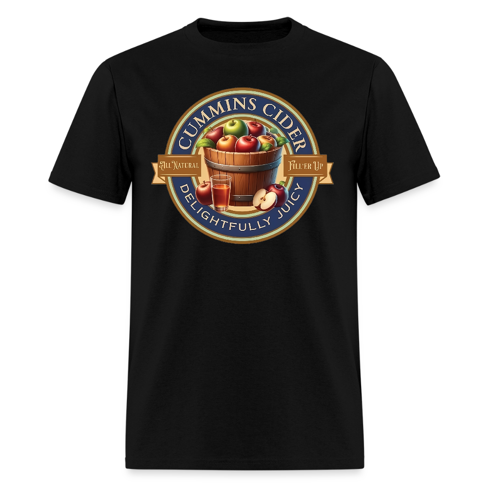 Cummins Cider (Funny Adult Humor) T-Shirt - black